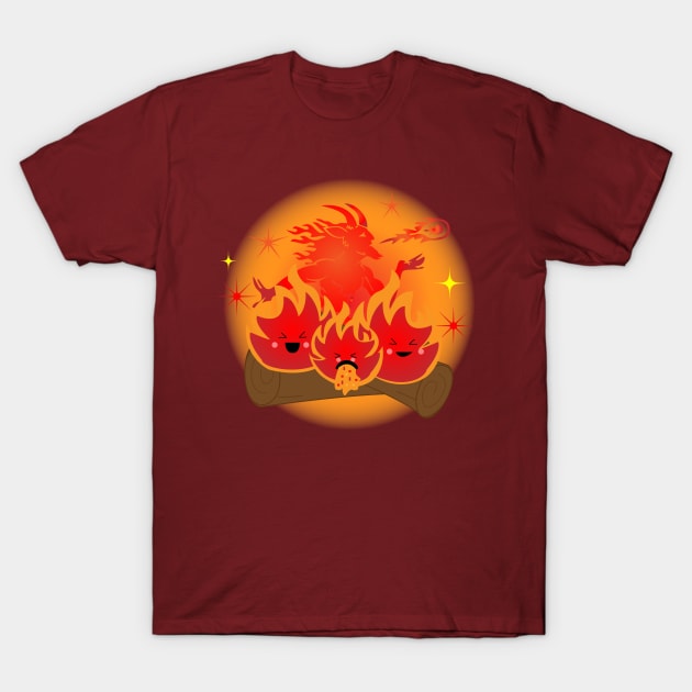 Too Hot For Fireball T-Shirt by Fatkitty